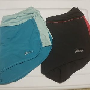 Set of 2 Asics running shorts